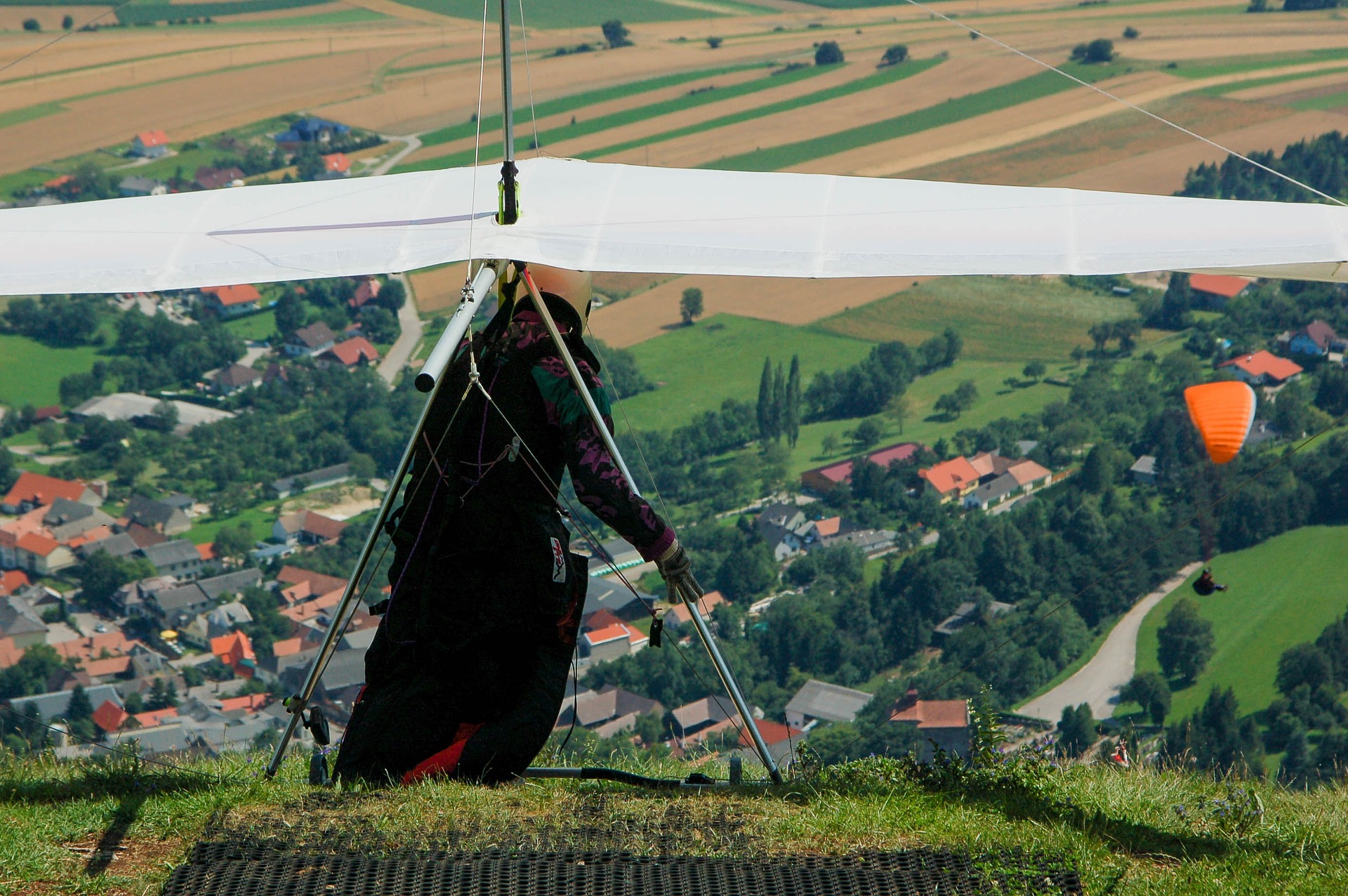 Hang-glider Take-off Risk Describing Risk